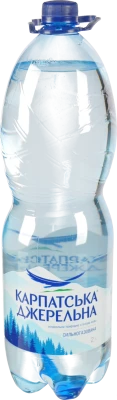 Вода мінеральна сильногазована Карпатська Джерельна п/пл 2л