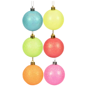 Набір іграшок 17.411.65.8 кульки різнокольорові 6 шт