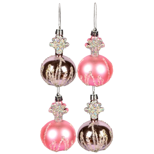 Набір іграшок 23105.8 кульки рожеві 4 шт