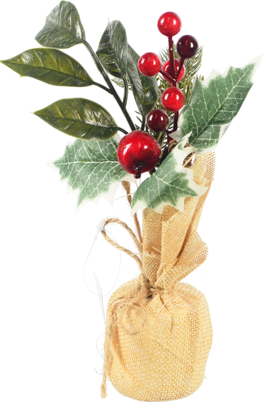 Декор новорічний флористична композиція тип 4 25cm