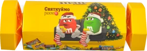 Набір драже печива цукерок та батончиків Новорічна цукерка M&M's&Friends к/у 227.5г