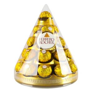 Цукерки вафельні хрусткі з подрібненими лісовими горіхами Ferrero Rosher п/у 350г