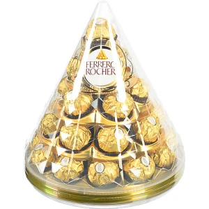 Цукерки вафельні хрусткі з подрібненими лісовими горіхами Ferrero Rosher п/у 350г