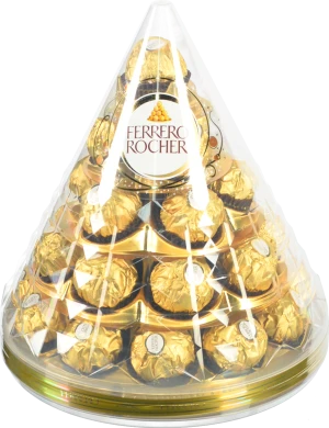 Цукерки вафельні хрусткі з подрібненими лісовими горіхами Ferrero Rosher п/у 350г
