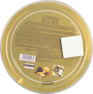 Цукерки вафельні хрусткі з подрібненими лісовими горіхами Ferrero Rosher п/у 350г