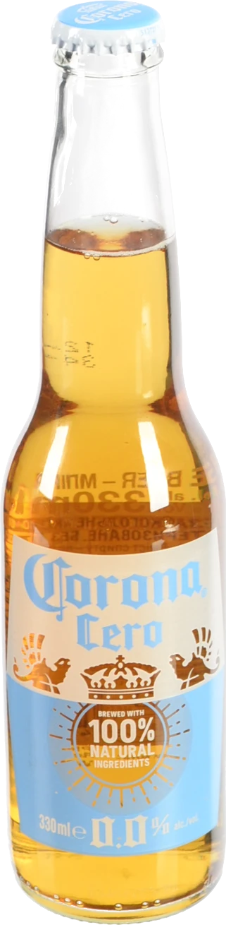 Пиво Corona 0.33л cero світле б.а с.пл
