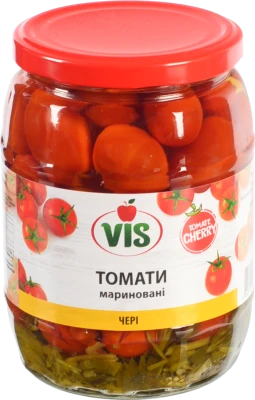 Томати Vis 670г чері мариновані
