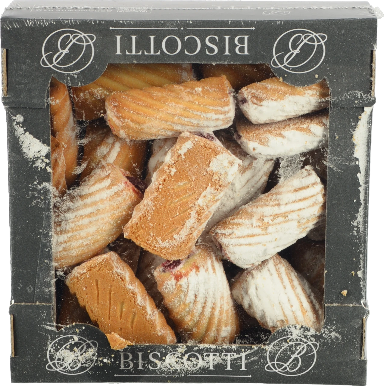 Печиво Biscotti 550г здобне пісочно відсадне тутті-фрутті