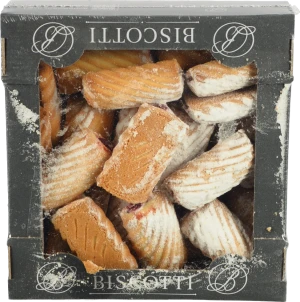 Печиво Biscotti 550г здобне пісочно відсадне тутті-фрутті