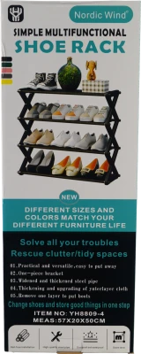 Поличка д.взуття 4 рівня 57х20х50см