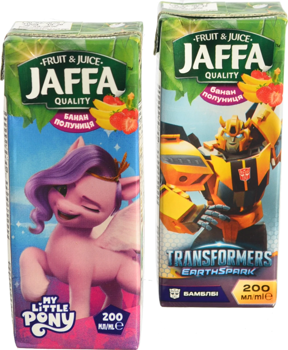 Нектар Jaffa поні 0.2л банан полуниця