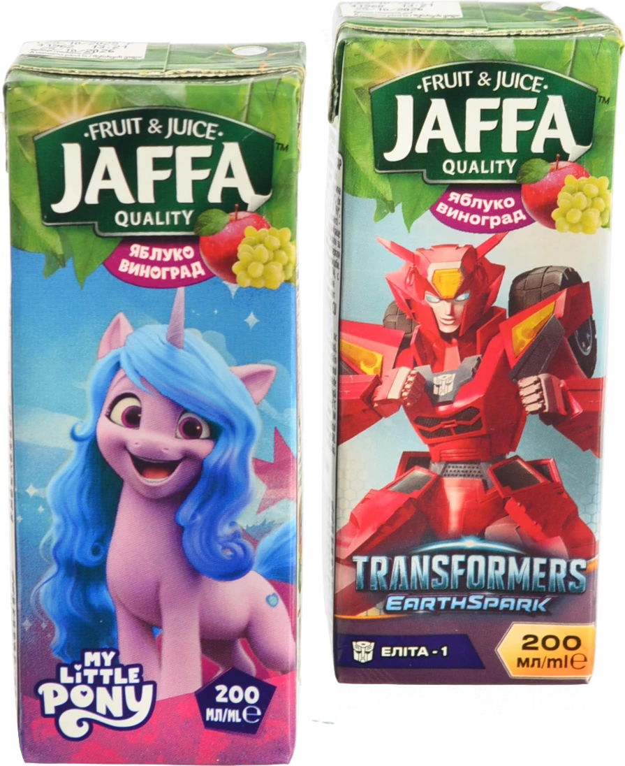 Нектар Jaffa поні 0.2л яблуко виноград