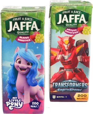 Нектар Jaffa поні 0.2л яблуко виноград