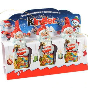 Шоколад фігурний молочний з молочним шаром Kinder к/у 45г