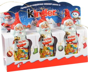 Шоколад фігурний молочний з молочним шаром Kinder к/у 45г