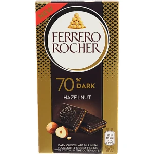 Шоколад Ferrero Rocher 92г чорний