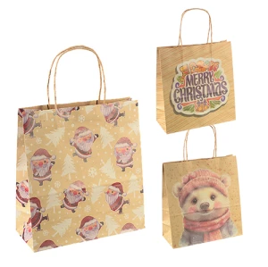 Пакет паперовий ПБС 240х230х100 крафт