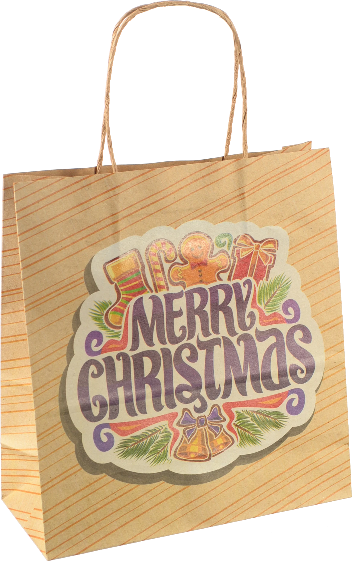 Пакет паперовий ПБС 240х230х100 крафт