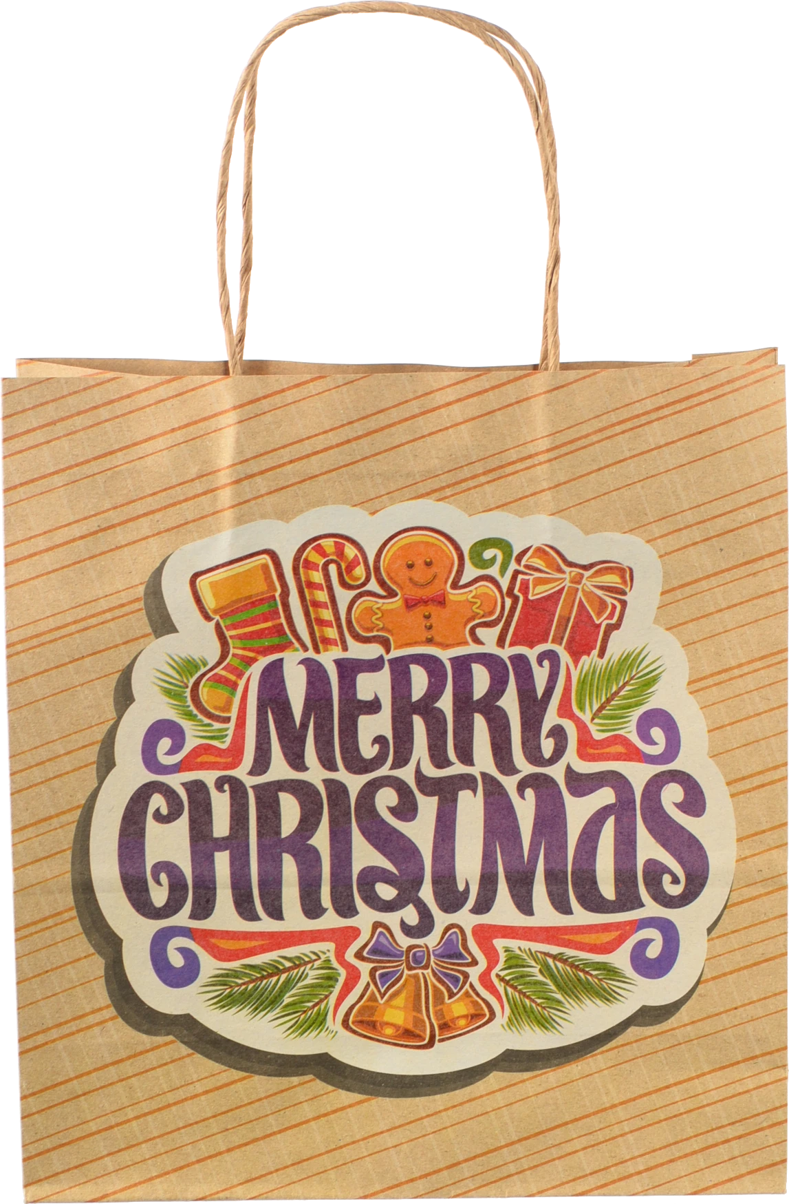 Пакет паперовий ПБС 240х230х100 крафт