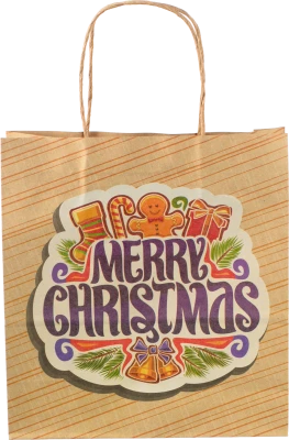 Пакет паперовий ПБС 240х230х100 крафт