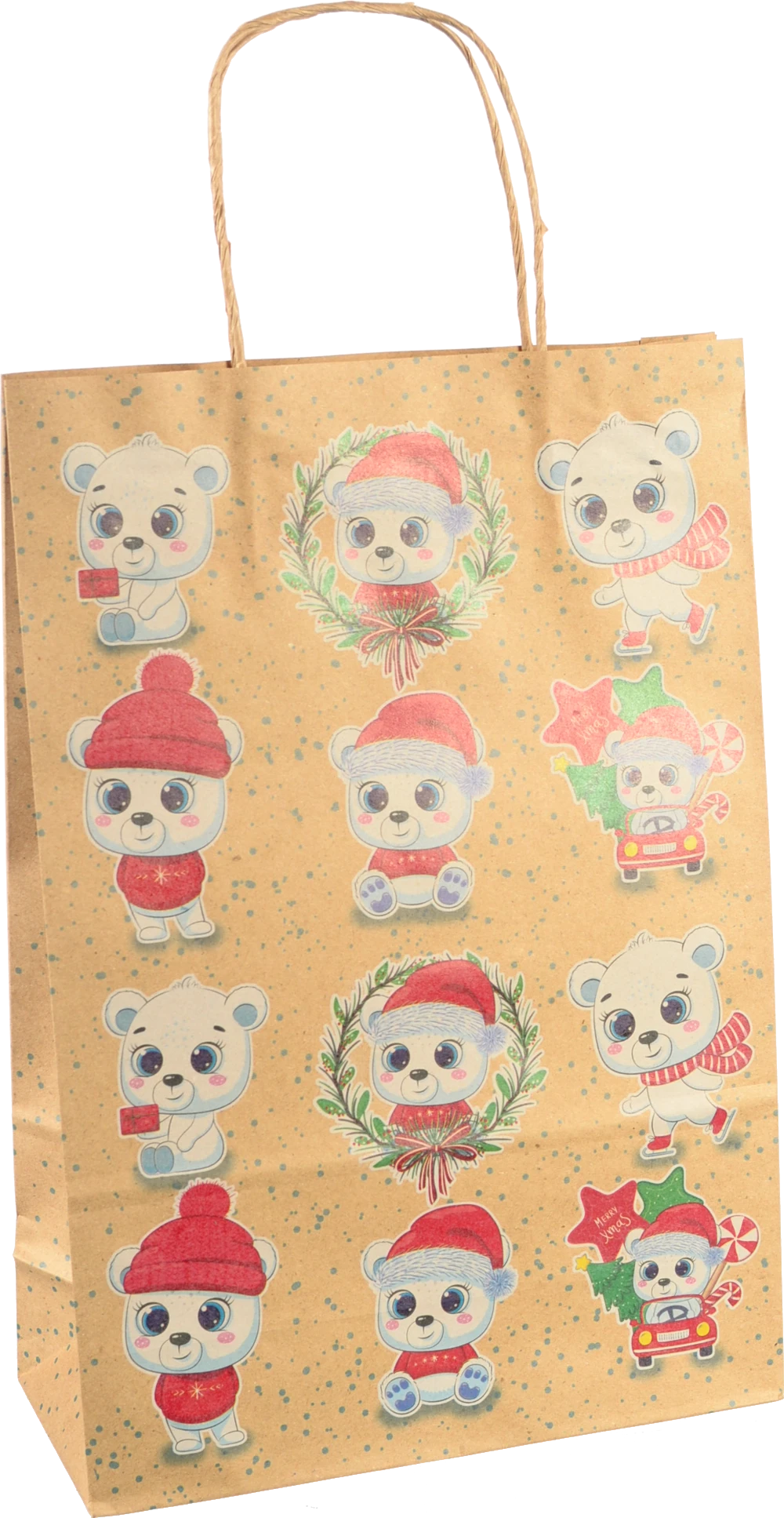 Пакет паперовий ПБС 340х230х100 крафт