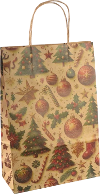 Пакет паперовий ПБС 340х230х100 крафт