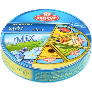 Мікс із плавлених сирів порційний «Мій смачний» (8 шт., ТМ «Sertop»), 140 г