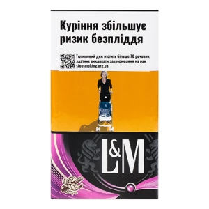 Виріб тютюновий новітній L&M Special Purple 20шт
