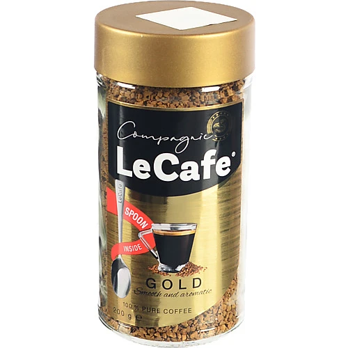 Кава Le Cafe 200г gold розчинна ск.