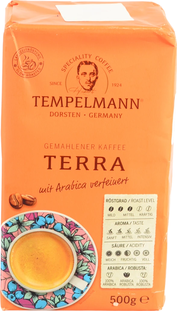 Кава Tempelmann 500г terra мелена