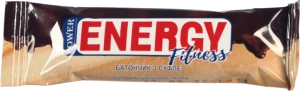 Батончик-мюслі з суфле, глазурований шоколадною глазур’ю Power Energy Fitness, 30 г