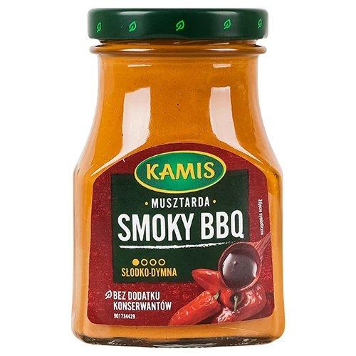 Гірчиця Kamis 185г копчене барбекю