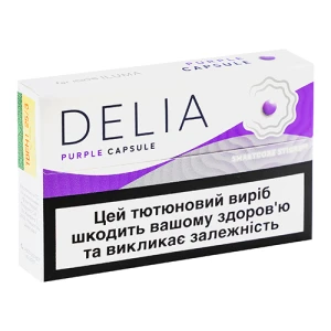 Тютюновий виріб Delia purple capsule