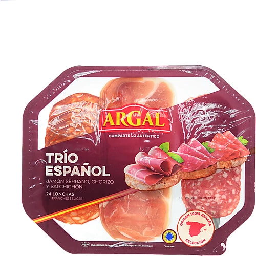 Нарізка Argan 150г хамон ковбаси trio espanol