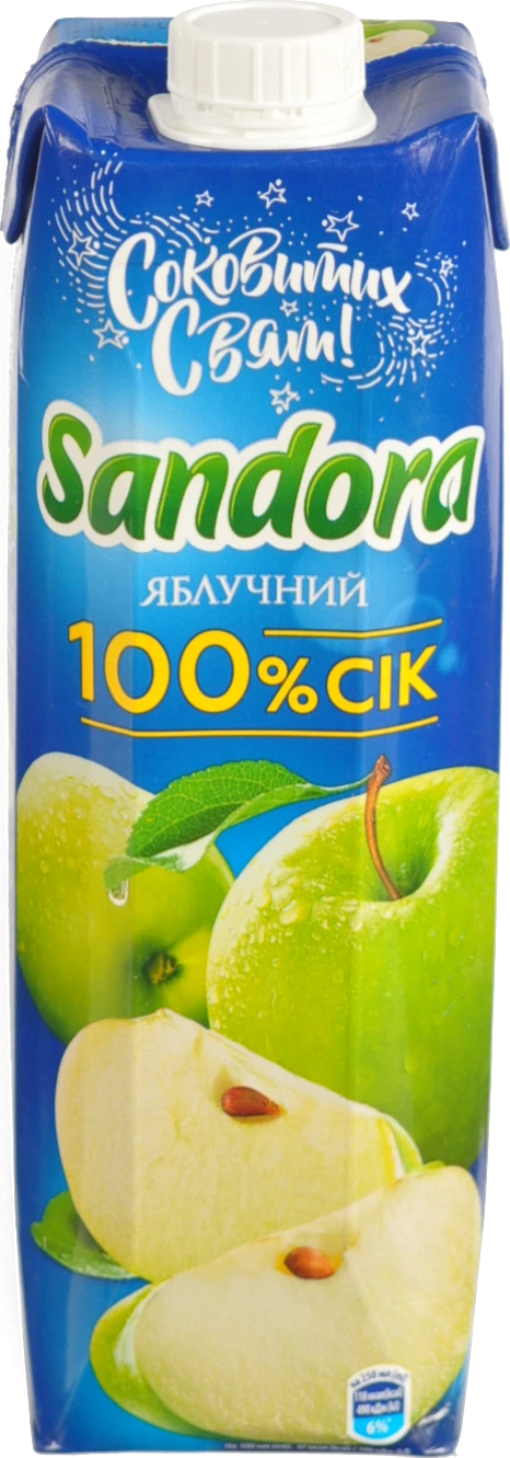 Сік Сандора 0.95л зелене яблуко