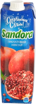 Нектар освітлений пастеризований гранатовий Sandora т/п 0.95л
