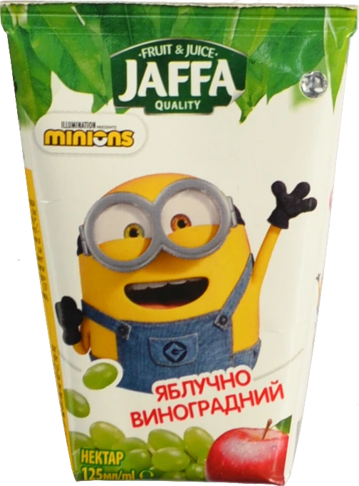 Нектар освітлений Яблучно-виноградний Minions Jaffa т/п 125мл