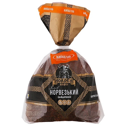 Хліб Київхіб 400г норвезький заварний нарізний