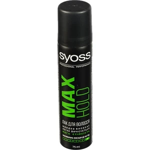 Лак для волосся максимальної фіксації Syoss Tenue Ultra 75мл