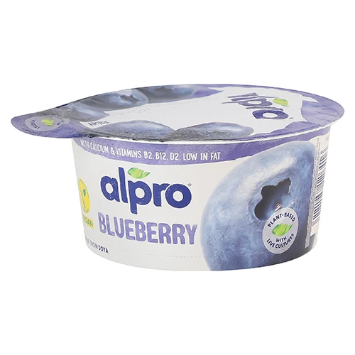 Йогурт Алпро 150г соєвий чорниця
