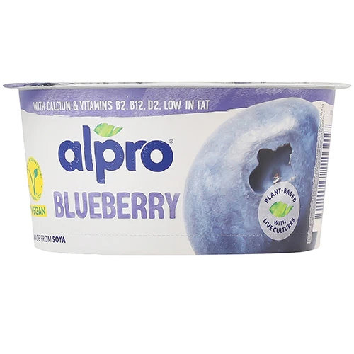 Йогурт Алпро 150г соєвий чорниця