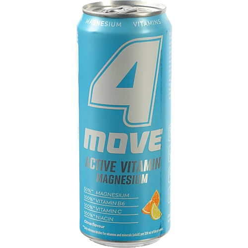 Вітамінний напій 4MOVE з магнієм та В6 330 мл