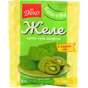 Желе зі смаком ківі Деко м/у 80г