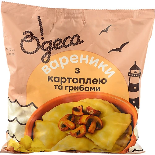 Вареники Одеса 800г картопля гриби