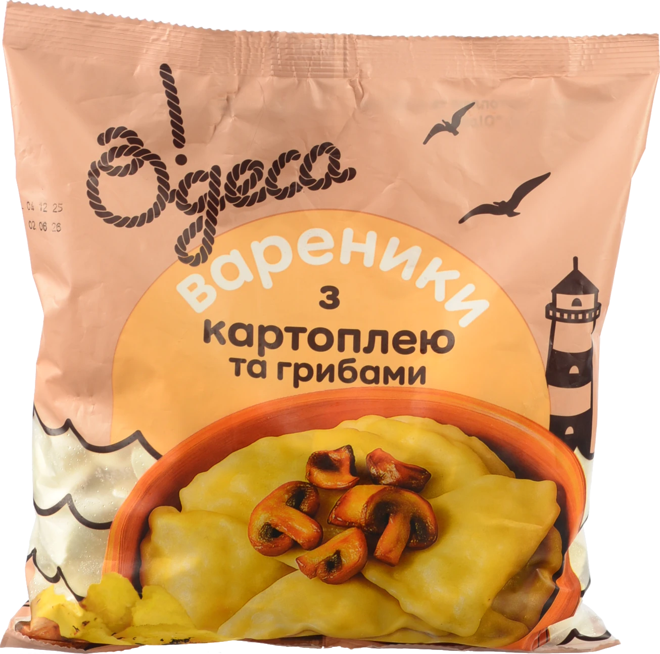 Вареники Одеса 800г картопля гриби