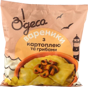 Вареники Одеса 800г картопля гриби