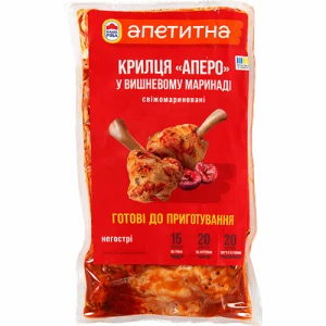 Крильця Аперо вишневий маринад охолоджені готові до вживання