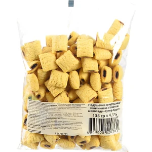 Подушечки Супер Хруст 135г кукурудзяні шоколад