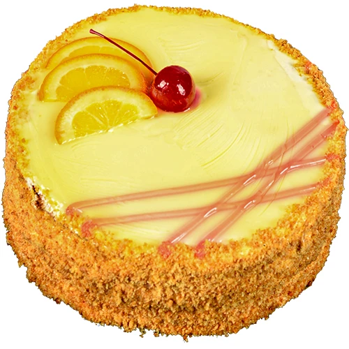 Торт медовик з фруктами уп