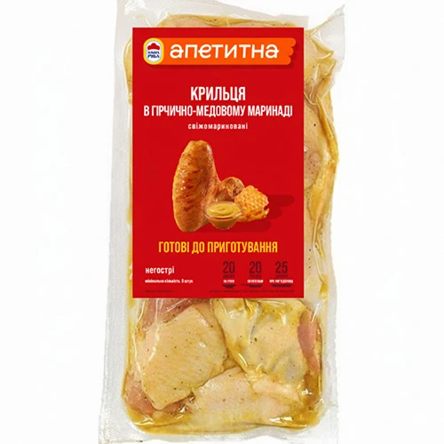 Курячі крильця в гірчично-медовому маринаді